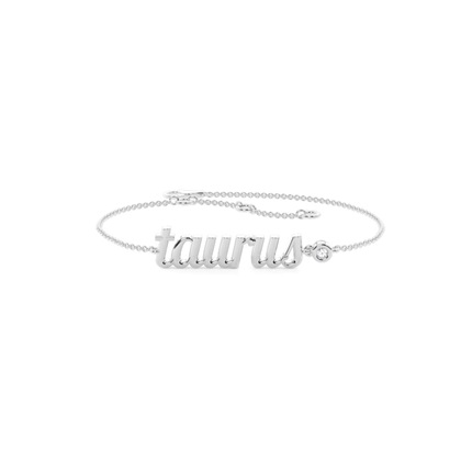 Taurus Zodiac Diamond Bracelet