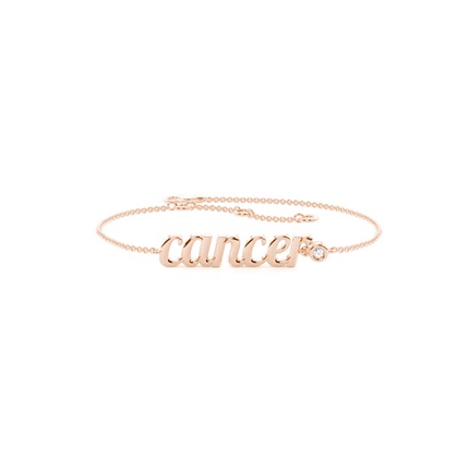 Rose Gold Chain Diamond Bracelets