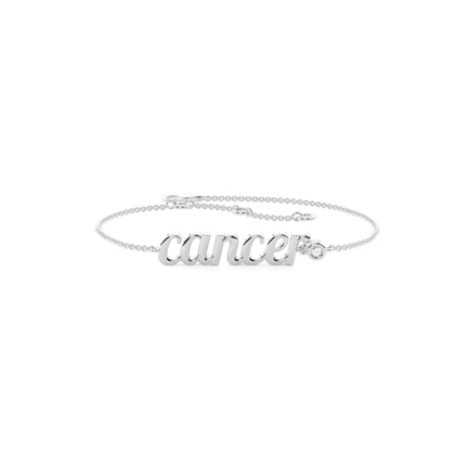 Cancer Zodiac Diamond Bracelet