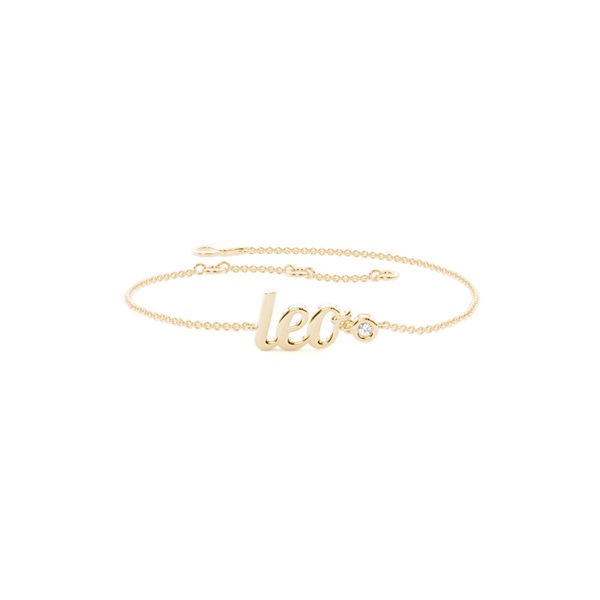 Leo Zodiac Diamond Bracelet