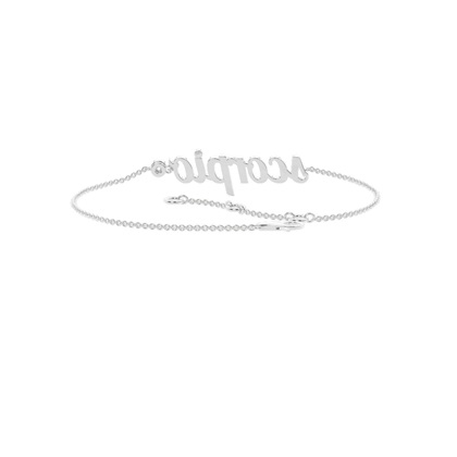 Scorpio Zodiac Diamond Bracelet
