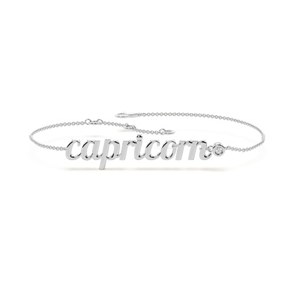 Capricorn Zodiac Diamond Bracelet
