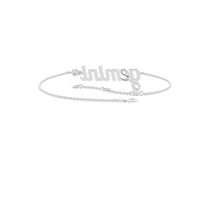 Gemini Zodiac Diamond Bracelet