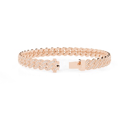 Men's Diamond Cuban Link Bracelet