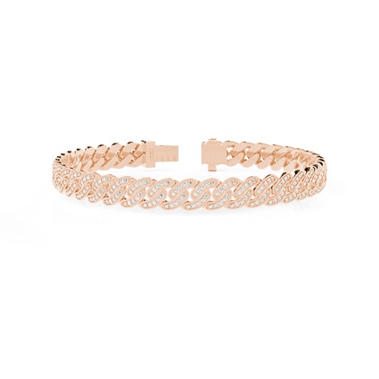 Men's Diamond Cuban Link Bracelet
