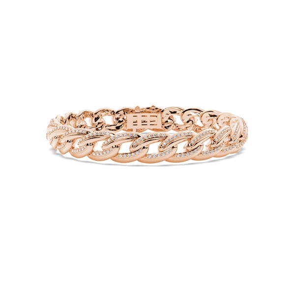 Men's Diamond Cuban Chain Bracelet