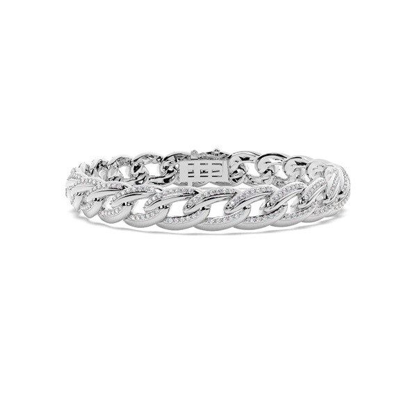 Men's Diamond Cuban Chain Bracelet