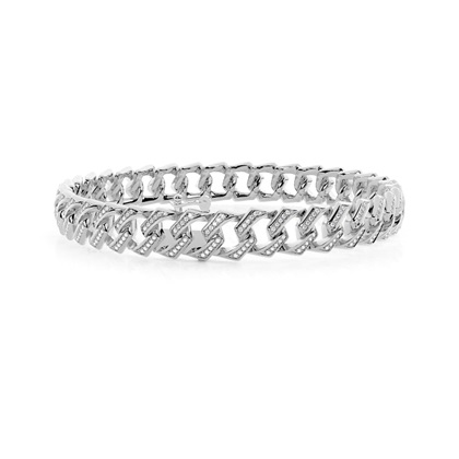 Silver Diamond Bracelets