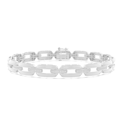 Silver Diamond Bracelets