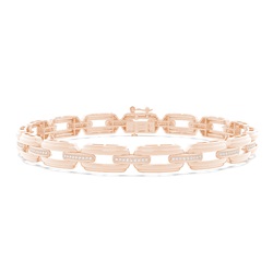 Diamant-Gliederarmband für Herren