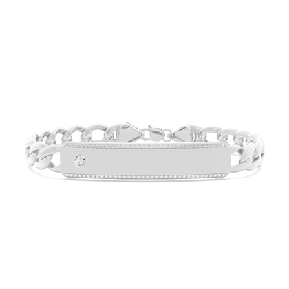 Men's Diamond Bold  Chain Bracelet
