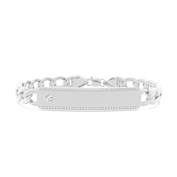 Robustes Gliederketten Herren Diamantarmband