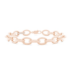 Klassisches ovales Diamantarmband für Herren
