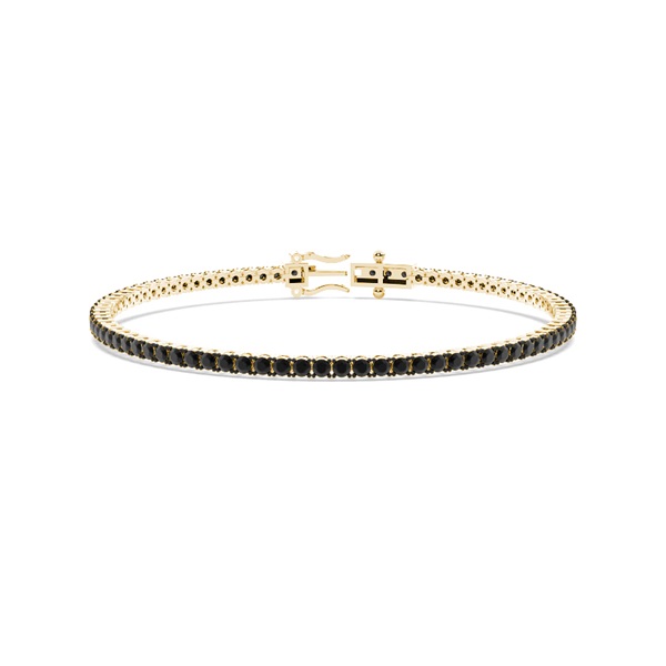 Black Diamond Men's Tennis Bracelet