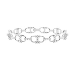 Verlinktes Diamant Tennisarmband (Petite)