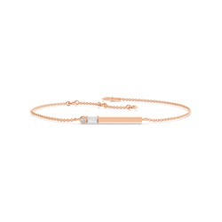 Buchstabe A Morsecode Diamant Initial Armband
