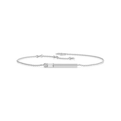 Buchstabe A Morsecode Diamant Initial Armband