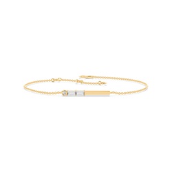 Buchstabe W Morsecode Diamant Initial Armband