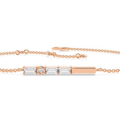 Buchstabe Y Morsecode Diamant Initial Armband