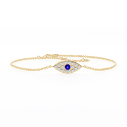 Zartes Evil-Eye-Armband für den Alltag
