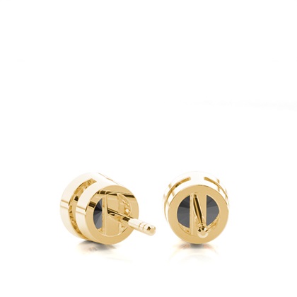 Yellow Gold Diamond Earrings