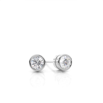 Prong Setting Moissanite Stud Earrings