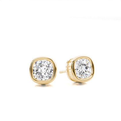 Cushion Cut Diamond Earrings
