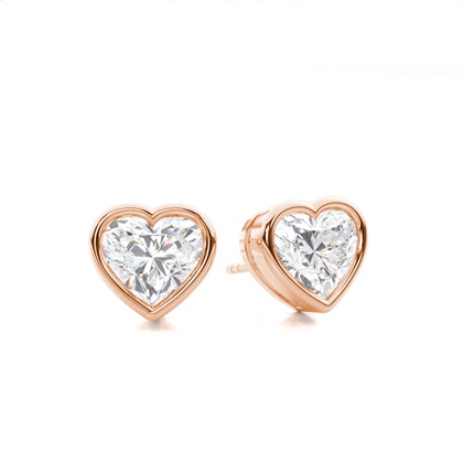 Heart Diamond Earrings