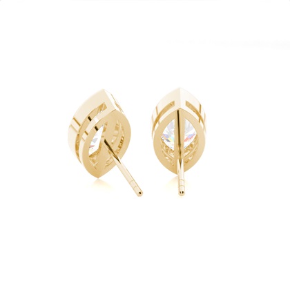 Marquise Cut Diamond Earrings 