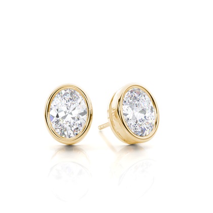 Prong Setting Moissanite Stud Earrings