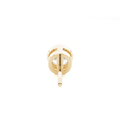 Full Bezel Setting Diamond Men's Single Earring