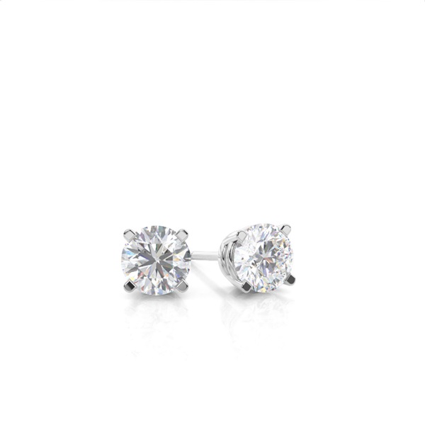 Prong Setting Moissanite Stud Earrings