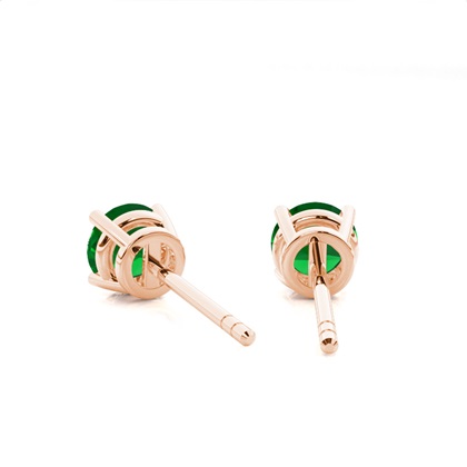 Rose Gold Diamond Earrings