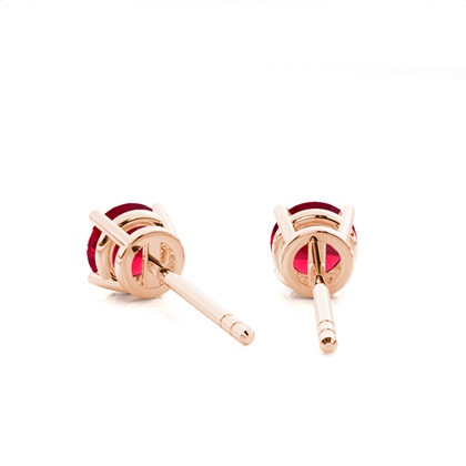 Rose Gold Diamond Earrings