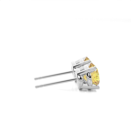 Gelber Diamant Ohrstecker