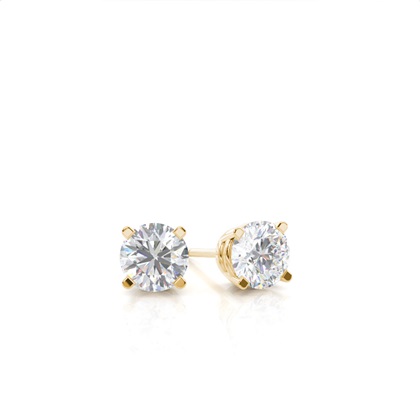 Prong Setting Moissanite Stud Earrings