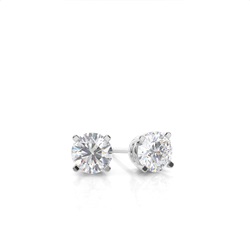 Prong Setting Moissanite Stud Earrings
