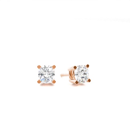 Cushion Cut Diamond Earrings