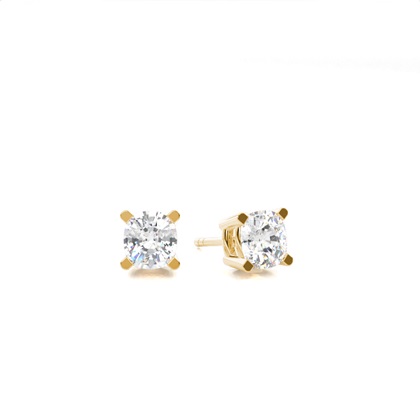 Cushion Cut Diamond Earrings