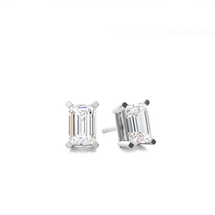 Emerald Diamond Earrings