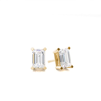 Emerald Diamond Earrings