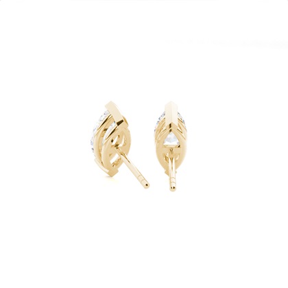 Marquise Cut Diamond Earrings 