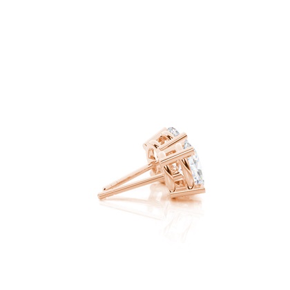 Oval Moissanite Diamond Earrings 
