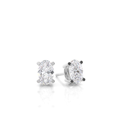Prong Setting Moissanite Stud Earrings