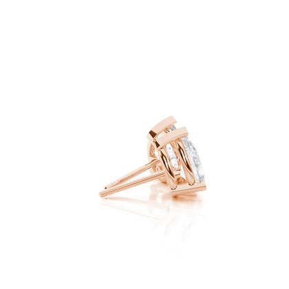 Pear Moissanite Diamond Earrings Diamond