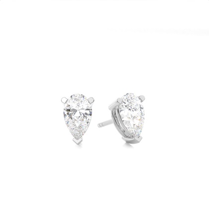 Pear Drop Diamond Earrings 
