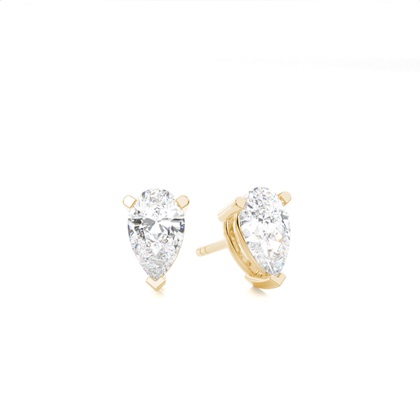 Pear Drop Diamond Earrings 