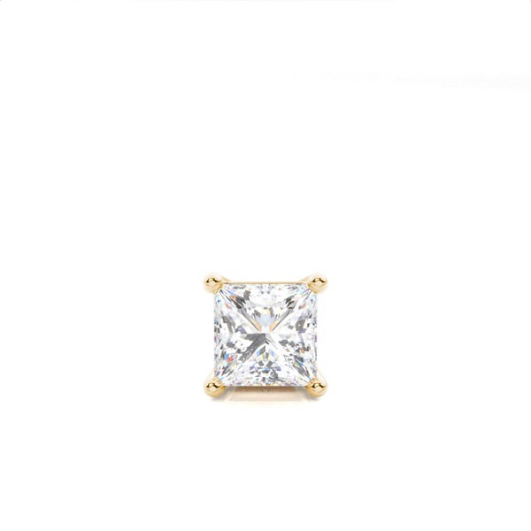 4 Prong Setting Diamond Men's Single Earring