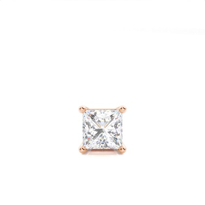 4 Prong Setting Diamond Men's Single Earring