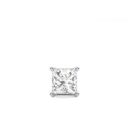 4 Prong Setting Diamond Men's Single Earring